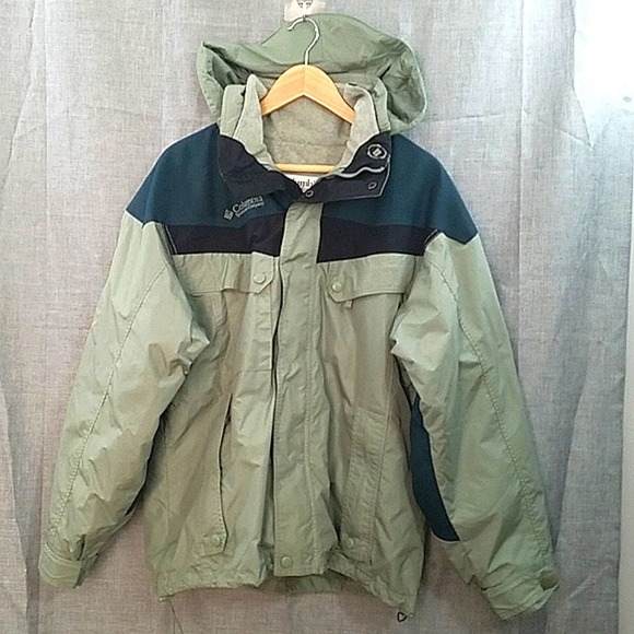 Columbia Sportswear Boulder Ridge hooded fleece lined winter jacket men's sz Med